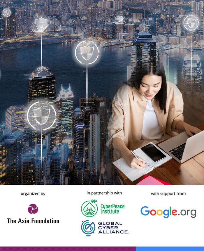 night city with icons and logos